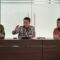Bupati Humbahas Oloan Paniaran Nababan memimpin rapat pelaksanaan HUT Humbahas ke-23.